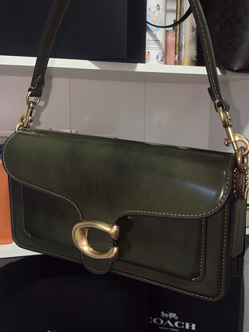 Coach tabby 26 olive green . All included comes with box ( video included )
